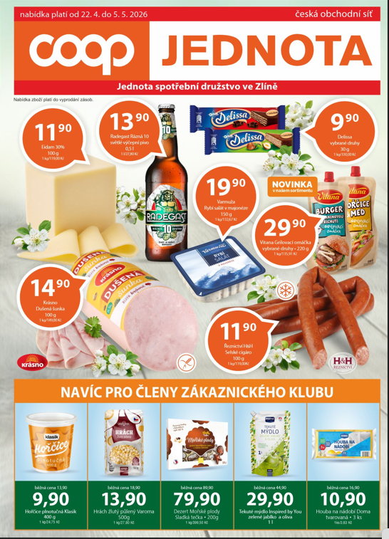 Nabídka od 22. 4. do 5. 5. 2026 Nabídka od 22. 4. do 5. 5. 2026