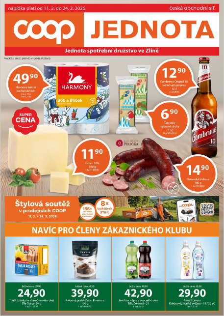 Nabídka od 11. 2. do 24. 2. 2026 Nabídka od 11. 2. do 24. 2. 2026
