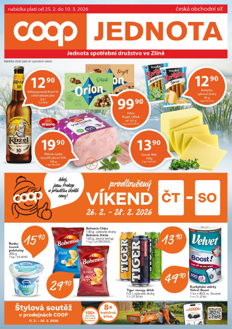 Nabídka od 25. 2. do 10. 3. 2026 Nabídka od 25. 2. do 10. 3. 2026